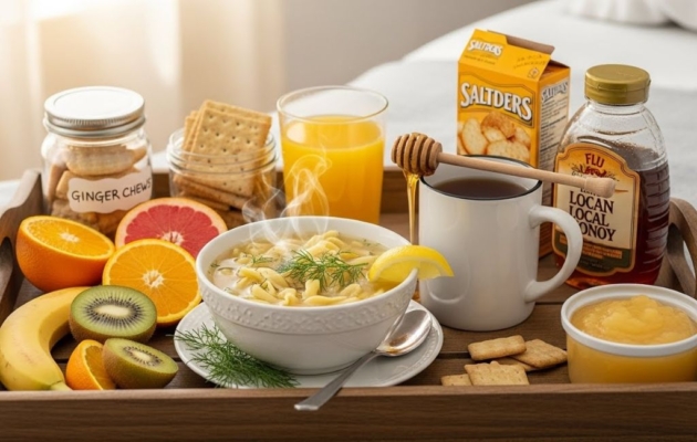 edibles when sick with flu featured image